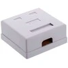 Tinklo Jungtis - Alantec GN011 Cat6 2-Port Balta