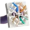 Alantec MB007-1 RJ45 UTP cat.6A keystone modulis be įrankių ALANTEC Plus - pagerintas perdavimo našumas