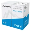Tinklo Kabelis - LANBERG UTP CAT.6 305M Varis 250MHz RoHS Pilkas