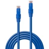 Tinklo kabelis - LINDY 7,5m Cat.6 U/UTP 250MHz varis 26AWG mėlynas