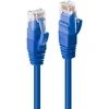 Tinklo kabelis - LINDY 7,5m Cat.6 U/UTP 250MHz varis 26AWG mėlynas