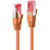 Tinklo Kabelis - LINDY Cat.6 S/FTP Tinklo Kabelis, M/M, RJ45, 250MHz, 27AWG, 20 m, Oranžinis