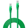 Tinklo Kabelis - LINDY Cat.6 U/UTP Tinklo Kabelis, RJ45, M/M, 250MHz, 0.3 m, Žalias