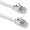 Tinklo Kabelis - LINDY Cat.6A U/FTP LSZH Ultra Slim Tinklo Kabelis, RJ45, M/M, 500MHz, 32AWG, 0.3 m, Pilkas