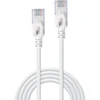 Tinklo Kabelis - LINDY Cat.6A U/UTP LSZH Ultra Slim Tinklo Kabelis, RJ45, M/M, 500MHz, 28AWG, 1 m, Pilkas