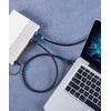 Vention 8 kategorija SFTP tinklo kabelio ventiliacija IKABL 10m Juodas