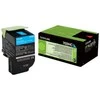 Lexmark 70C2HCE kasetė, žalsvai mėlyna, 3000 puslapių