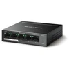 Šakotuvas TP-Link „Mercusys“ 5 prievadų gigabito darbalaukio komutatorius su 4 prievadų „PoE+“ palaikymu