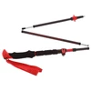Trekkinimo Lazdos - Kije Viking Spider 130 Cm Juoda/raudona