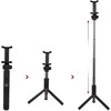 Trikojis Stovas - Apexel APL-D3 Mini su Bluetooth Nuotolinio Valdymo 25-55 cm Aukščio