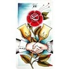 Us Games Systems Tarot Kortos - Aštuoni Monetų Tatuiruotės Tarot Mini Leidimas 78 Kortos 4.0 x 7.5 cm