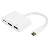 USB adapteris - Vivanco 34293 Baltas USB-C HDMI 1080p 60 Hz USB-A 3.1 5 Gbps USB-C PD 60 W