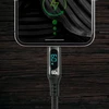 USB-C Įkrovimo Kabelis - everActive CBB-2PDL 60W, 480 MB/s, Integruotas Ekranas Juodas 2.0m