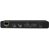 USB-C jungčių stotelė - Lindy 43425 susitikimų kambario stotelė, 2× 4K HDMI, 100 W PD, juoda