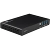 USB-C jungčių stotelė - Lindy 43425 susitikimų kambario stotelė, 2× 4K HDMI, 100 W PD, juoda