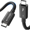 BlitzWolf BW-HDC8 240W USB-C į USB-C laidas, 1,5 m (juodas)