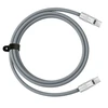 USB-C Laidas - Newell USB-C 100W 2m Silikoninis Pilkas