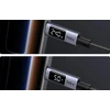 USB-C į USB-C laidas Ugreen L530, PD 240W, 480Mbps, su ekranėliu, 2 m (juoda)