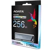 USB Flash Drive - ADATA UE800 256 GB, 1000 MB/s Skaitymas, 950 MB/s Rašymas, Sidabrinė