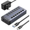 USB Hub - UGREEN CM481 7-Port USB 3.0 Hublas, 5Gbps Duomenų Perdavimo, Greitas Įkrovimas