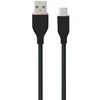 USB Kabelis - HiSmart Silikoninis Kabelis USB Type-A į Type-C 2 m 18W Juodas