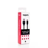 SEEK TOTI USB A to Micro USB, 2m Braided cable 2A, Juodas