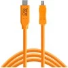 USB kabelis - Tether Tools Pro USB-C 2.0 Mini B 8 kontaktų 15ft
