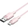 USB 2.0 A į USB-C 3A laidas Vention CTNPH 2M (rožinis)