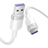 USB 2.0 A į USB-C 6A Vention CTOWF 1M kabelis (baltas)