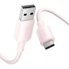 USB 2.0 A į USB-C 3A laidas Vention CTQPF 1M (rožinis)