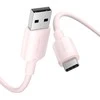 USB 2.0 A į USB-C 3A laidas Vention CTQPH 2M (rožinis)