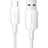 USB 2.0 A į USB-C 3A laidas Vention CTQWF 1M (balta)