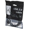 GEMBIRD CCP-USB2-AMAM-6 Gembird USB 2.0 AM/AM Cable, 6FT, Juodas