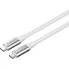 Havit CB6290 - USB Type C į USB Type C laidas, 1 m (baltas/pilkas)