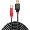 Lindy USB 2.0 A/M - USB B/M, aktyvus kabelis 10m Juodas