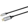 Savio CL-208 USB cable USB 3.2 Gen 1 (3.1 Gen 1) 2 m USB C Juodas, Pilkas