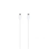 SEEK TOTI Type-C to Type-C, 1m PVC Data Cable 3A, Baltas