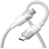 „Vention“ USB 3.2 5A 10Gbps 1m baltos spalvos USB-C–C kabelis