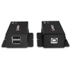 USB Prailginimas - LINDY 2 Prievadų USB 2.0 Cat.6 Prailginimas, 50 m, Juodas