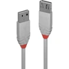 USB Prailginimo Laidas - LINDY Anthra Line USB 2.0 Type M/F Laidas, 3 m, Pilkas