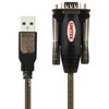 USB serial kabelis - UNITEK Y-105A 1.5m USB Type-A į DB-9 juodas