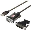 USB serial kabelis - UNITEK Y-105A 1.5m USB Type-A į DB-9 juodas