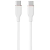 USB Type-C Kabelis - HiSmart 3m 100W 480Mbps Baltas