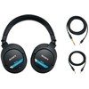 Sony MDR-M1 uždaros studijinės ausinės, Juodos