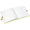 Užrašų knygelė - GOLDBUCH 44395 Pavo 96 Puslapių, Užrakinta, 17x17 cm, Balta