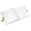 Užrašų knygelė - GOLDBUCH 44419 96 puslapiai, 17x17 cm, su užraktu, balta