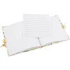 Užrašų knygelė - GOLDBUCH 44487 Lilly 96 Puslapių 17x17 cm su Užraktu, Balta