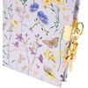 Užrašų knygelė - GOLDBUCH 44575 Vasaros Pieva 17x17 cm su Užraktu Baltos Puslapiai alyvinis