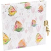 Užrašų knygelė - GOLDBUCH 44589 Mariposa 96 Puslapių 17x17 cm Su Užraktu Balta