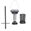 Vabzdžių naikinimo lempa - RainPoint BALDRTHERM BZ501FRF saulės energija veikianti vabzdžių naikinimo lempa, 3 000 V, 8 000 mAh, 12 val., USB-C, IPX4